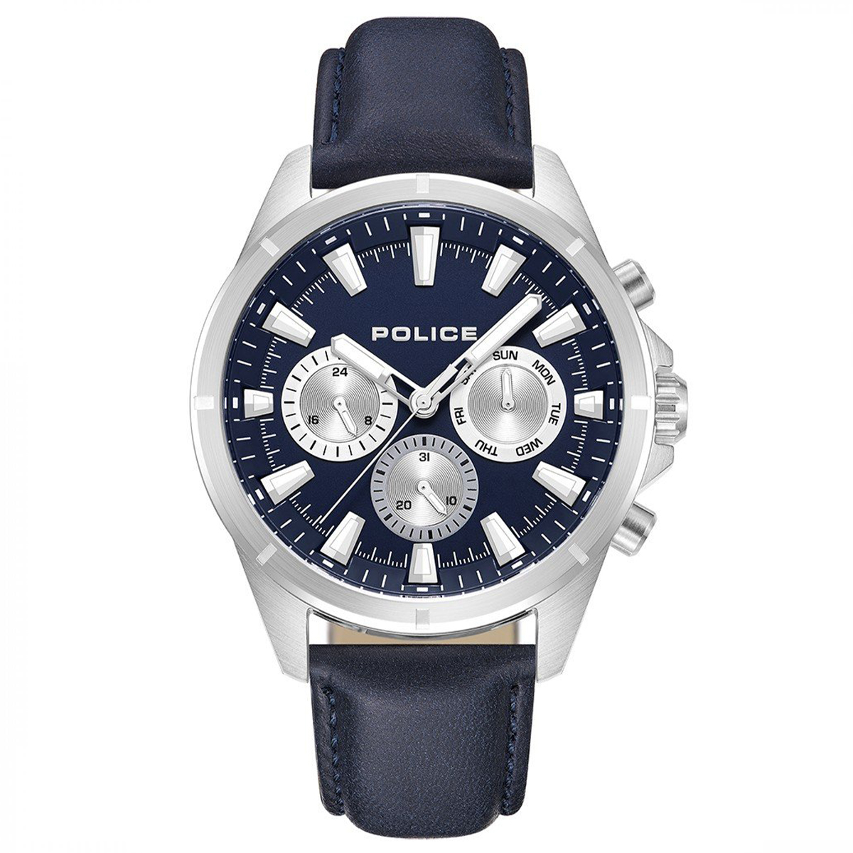 MONTRE POLICE HOMME M.FONCTION CUIR